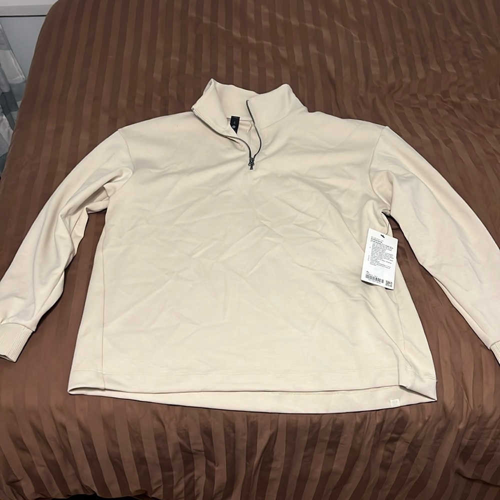 Lululemon Mens Softstreme Oversized Fit Half Zip Sweater